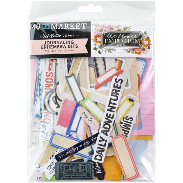 49 & Market - Vicki Boutin Flower Emporium - Journalling Ephemera Bits