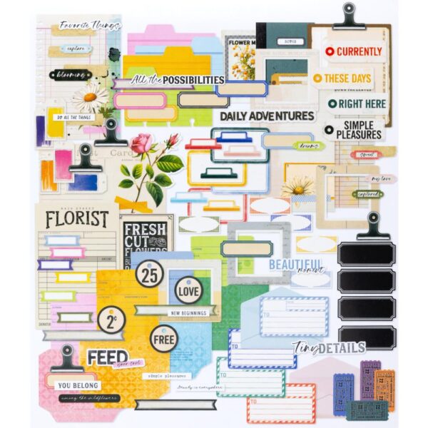 49 & Market - Vicki Boutin Flower Emporium - Journalling Ephemera Bits - Image 3