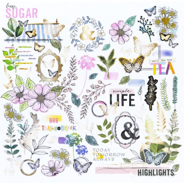 49 & Market - Vicki Boutin Flower Emporium - Foiled Die-Cut Assortment - Image 3