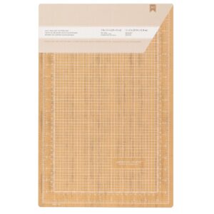 American Crafts - Self Healing Cutting Mat 12"X18" - Woodgrain