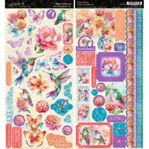 Graphic 45 - Flight Of Fancy - Sticker Set