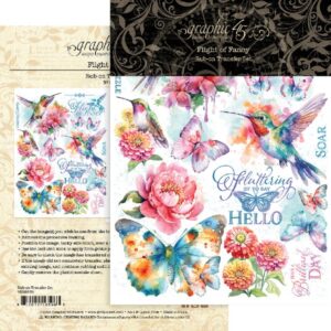 Graphic 45 - Flight Of Fancy - Rub-On Transfers