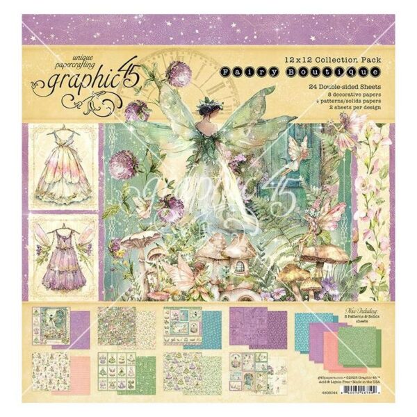 Graphic 45 - Fairy Boutique - Collection Pack 12"X12"