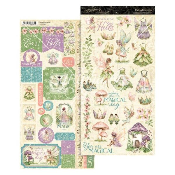 Graphic 45 - Fairy Boutique - Sticker Set