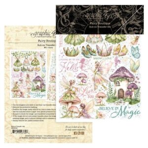 Graphic 45 - Fairy Boutique - Rub-On Transfers