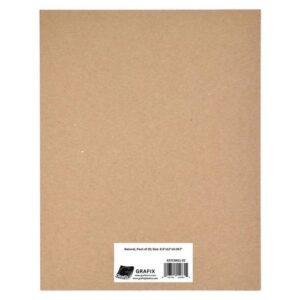 Grafix - Medium Weight Chipboard Sheet - 8.5x11", Kraft