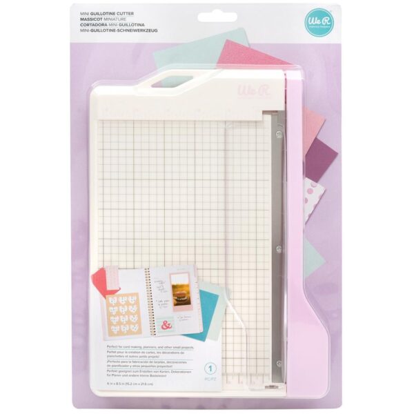 We R Memory Keepers - Mini Guillotine Paper Cutter, Lilac - Image 2