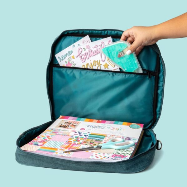 We R Memory Keepers - Crafter's Shoulder Bag, Teal - Image 4