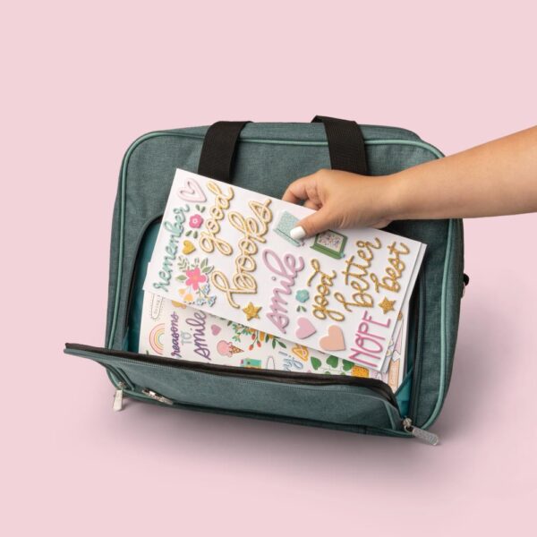 We R Memory Keepers - Crafter's Shoulder Bag, Teal - Image 3