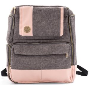 We R Memory Keepers - Crafter's Backpack, Grey/Pink