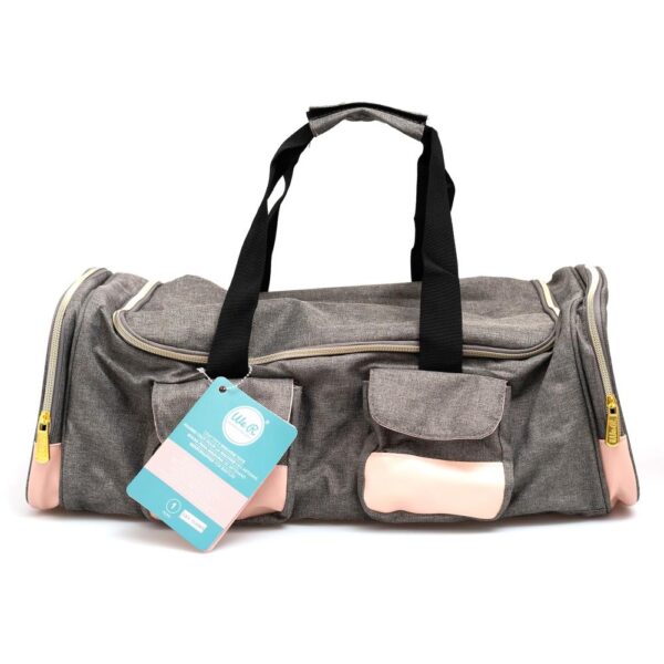 We R Memory Keepers - Crafter's Machine Tote, Grey/Pink - Image 2