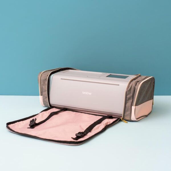 We R Memory Keepers - Crafter's Machine Tote, Grey/Pink - Image 4