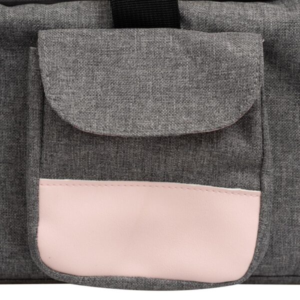 We R Memory Keepers - Crafter's Machine Tote, Grey/Pink - Image 7