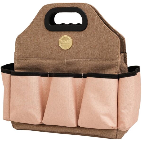 We R Memory Keepers - Crafter's Tote, Taupe/Pink