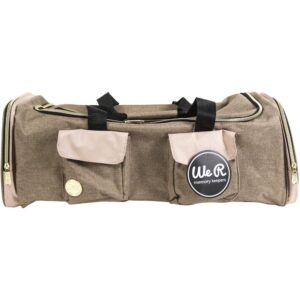We R Memory Keepers - Crafter's Machine Tote, Taupe/Pink