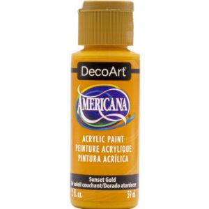 Americana Acrylic Paint 2oz - Sunset Gold