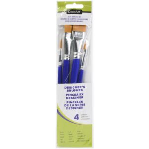 DecoArt - Designer Series Brushes - Basecoat Set