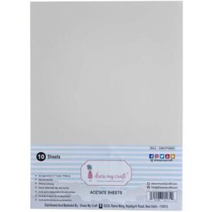 Dress My Craft - Acetate Sheets A4 10/Pkg