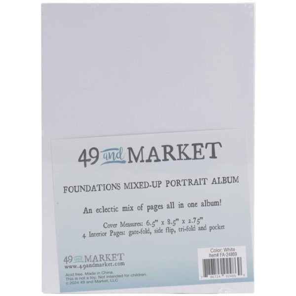 49 & Market - Foundations Mixed Up Album, Portrait, White