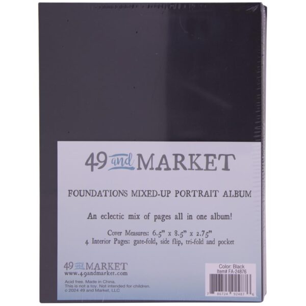 49 & Market - Foundations Mixed Up Album, Portrait, Black