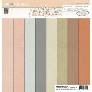 49 & Market - Little Dreamer / Little Celebrations - Solids 12x12 Paper Pack
