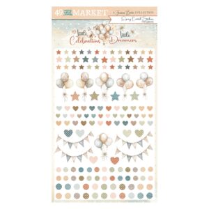 49 & Market - Little Dreamer / Little Celebrations - Epoxy Stickers