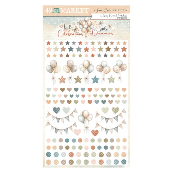 49 & Market - Little Dreamer / Little Celebrations - Epoxy Stickers