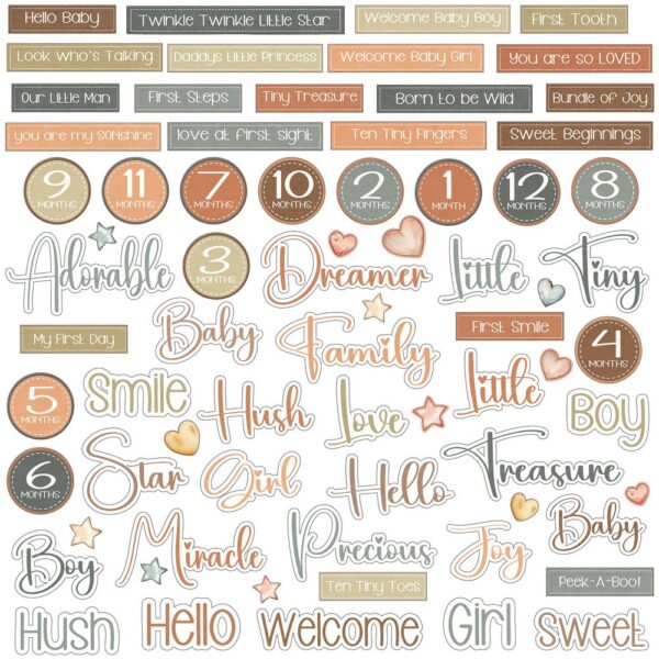 49 & Market - Little Dreamer - Chipboard Words - Image 2