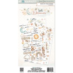 49 & Market - Little Dreamer - 6×12 Rub-on Transfer Set
