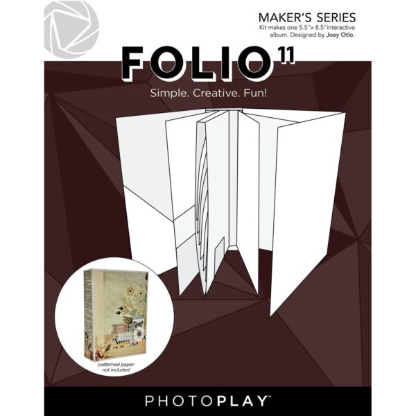 Photoplay Makers Series - Folio 11, White 5.5"X8.5"