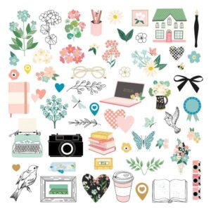 Spellbinders From Rosie's Studio - Hello It's Me - Ephemera Pack