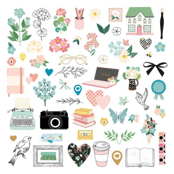 Spellbinders From Rosie's Studio - Hello It's Me - Ephemera Pack