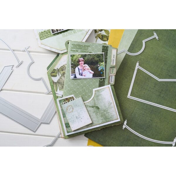 Sizzix Thinlits - Snap and Swap Pockets, by 49 and Market - Image 2