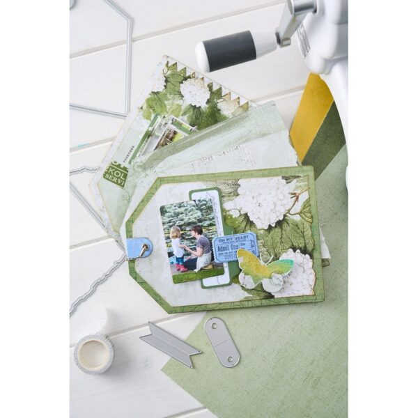 Sizzix Thinlits - Snap and Swap Large Tags, by 49 and Market - Image 4