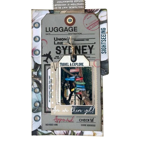 Elizabeth Craft Clear Stamps - Travels From The Past 3 - Image 2