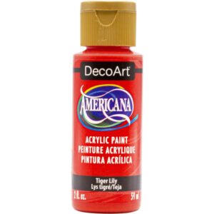 Americana Acrylic Paint 2oz - Tiger Lily