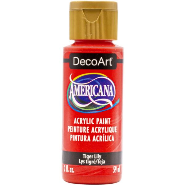 Americana Acrylic Paint 2oz - Tiger Lily