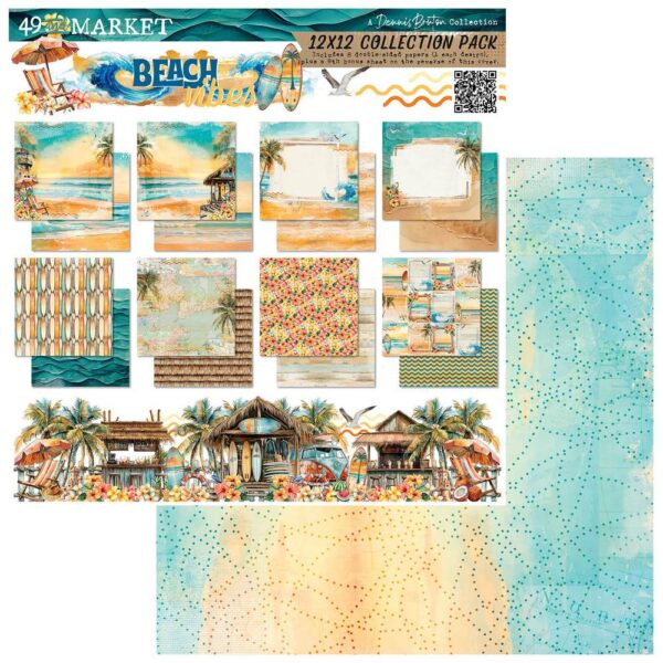49 & Market - Beach Vibes - 12 x12" Collection Pack - Image 2