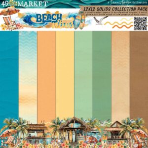 49 & Market - Beach Vibes - 12 x12" Collection Pack, Solids