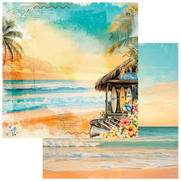 49 & Market - Beach Vibes - 12 x12" Collection Pack - Image 8