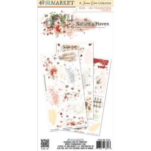 49 & Market - Nature's Haven - Rub-on Transfer Set