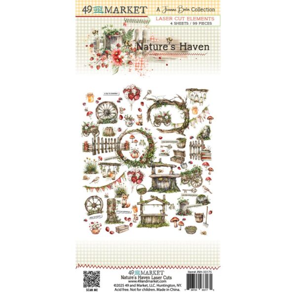49 & Market - Nature's Haven - Laser Cut-Outs, Elements