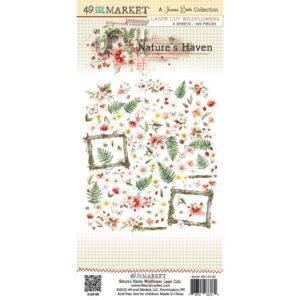 49 & Market - Nature's Haven - Laser Cut-Outs, Wildflower