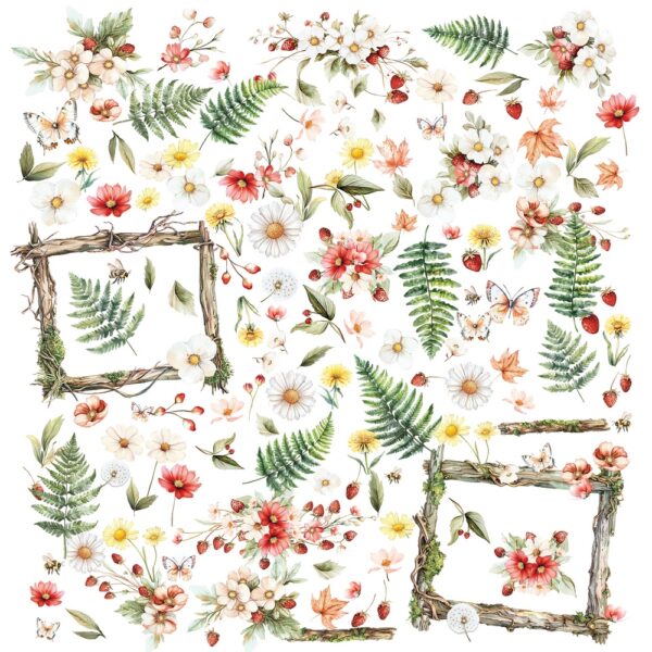 49 & Market - Nature's Haven - Laser Cut-Outs, Wildflower - Image 2