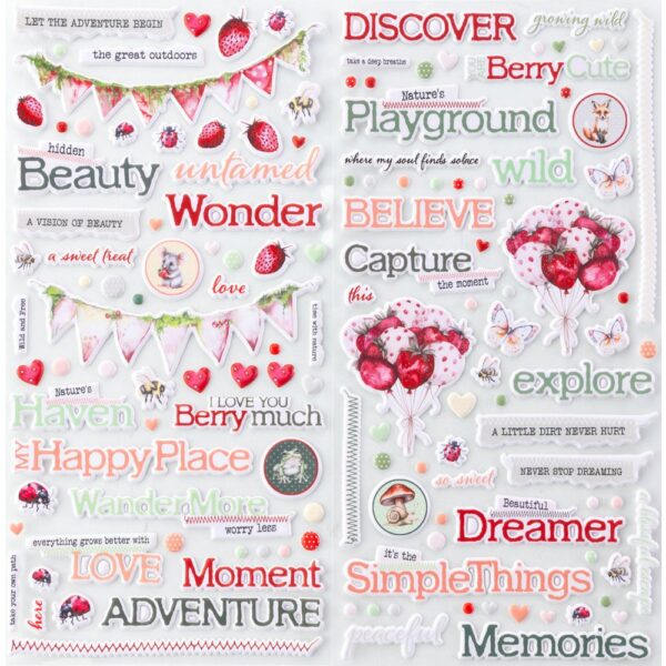 49 & Market - Nature's Haven - Puffy Stickers