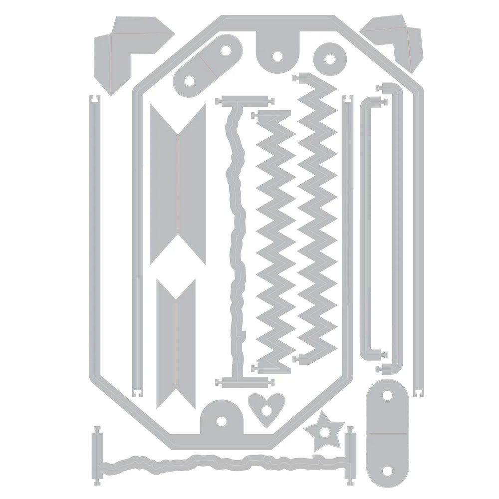 Sizzix Thinlits - Snap and Swap Large Tags, by 49 and Market - Image 2