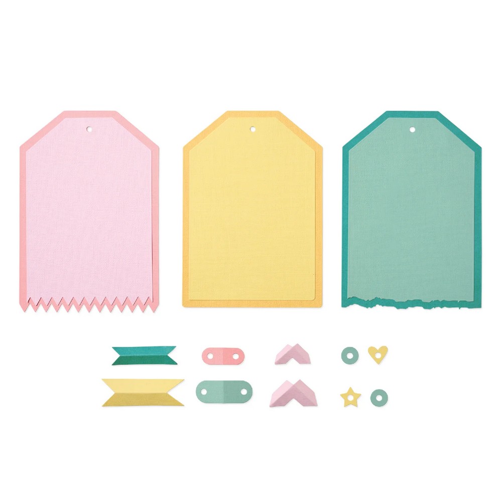 Sizzix Thinlits - Snap and Swap Large Tags, by 49 and Market