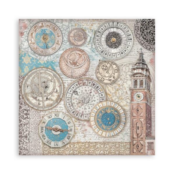 Stamperia - Venice City Of Art - Single-Sided Paper Pad 8"X8" - Image 8