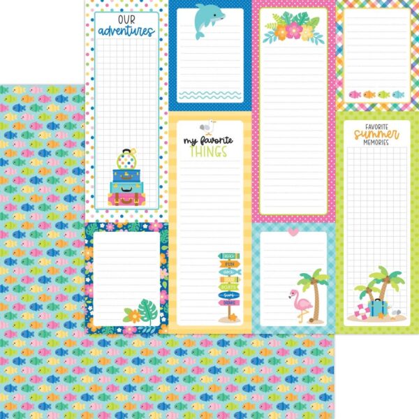 Doodlebug - Summer Fun - 12x12" Paper Pack - Image 4