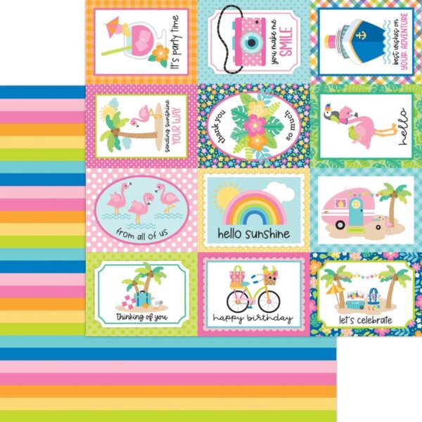 Doodlebug - Summer Fun - 12x12" Paper Pack - Image 7